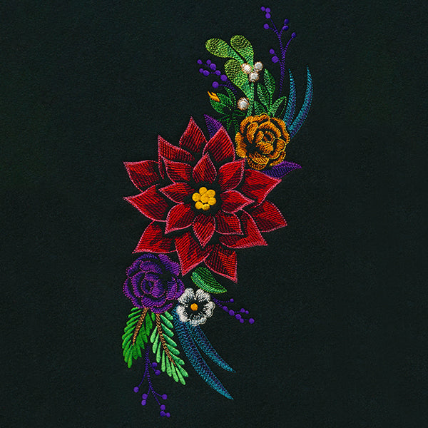 Midnight Christmas Blooms