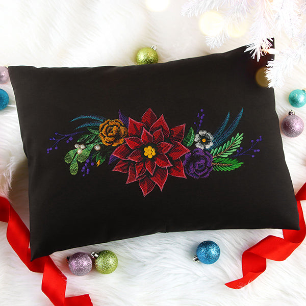 Midnight Christmas Blooms