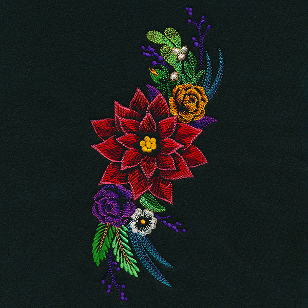 Midnight Christmas Blooms