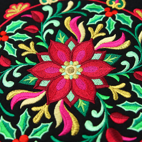 Festive Flowers Medallion