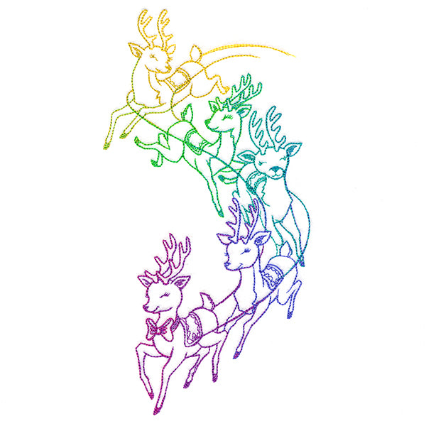 Rainbow Reindeer