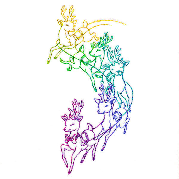 Rainbow Reindeer