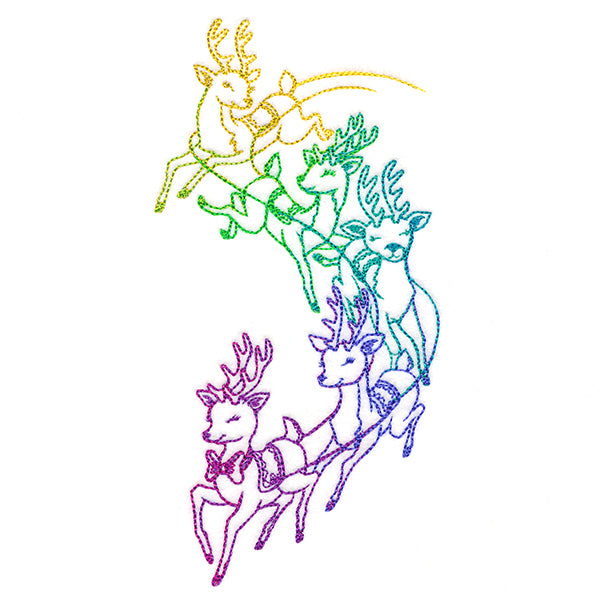 Rainbow Reindeer