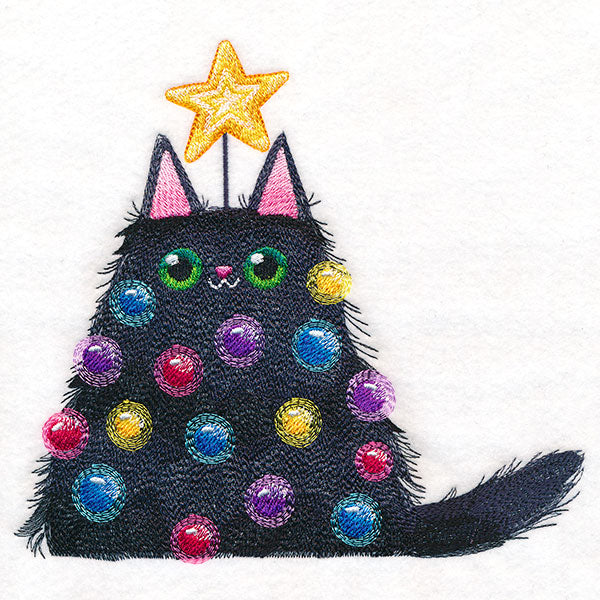 Lit Christmas Kitty
