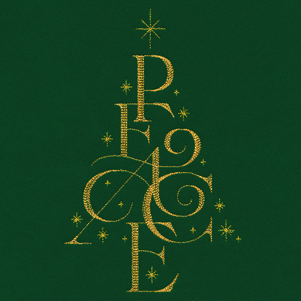 Peace Christmas Tree