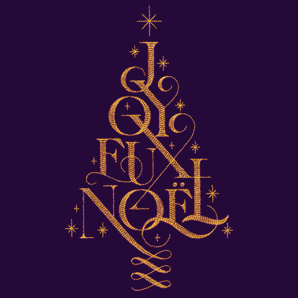 Joyeux Noel Christmas Tree