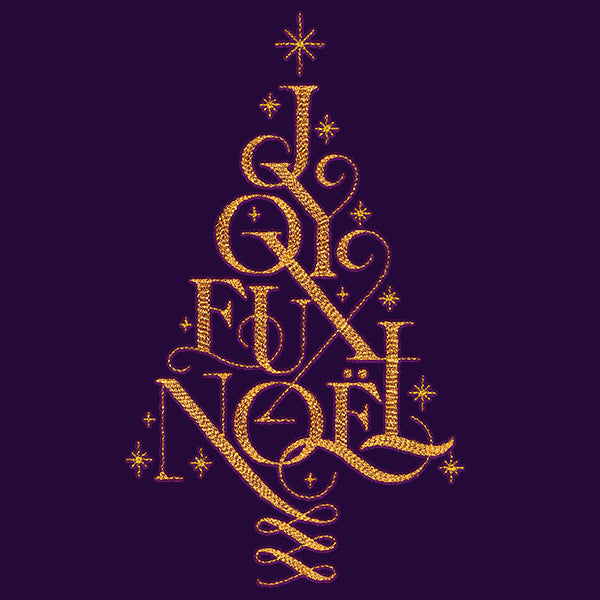 Joyeux Noel Christmas Tree