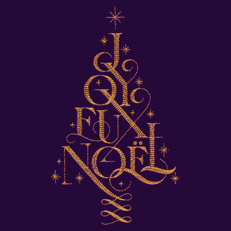 Joyeux Noel Christmas Tree