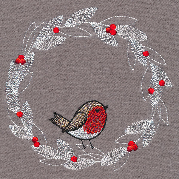 Sweet Robin Wreath