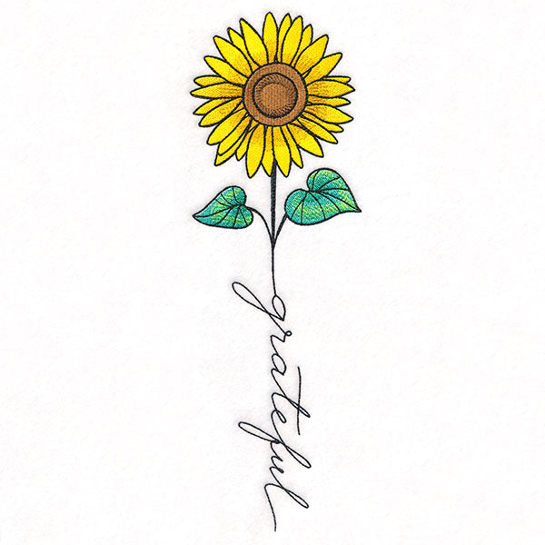 November Grateful Sunflower