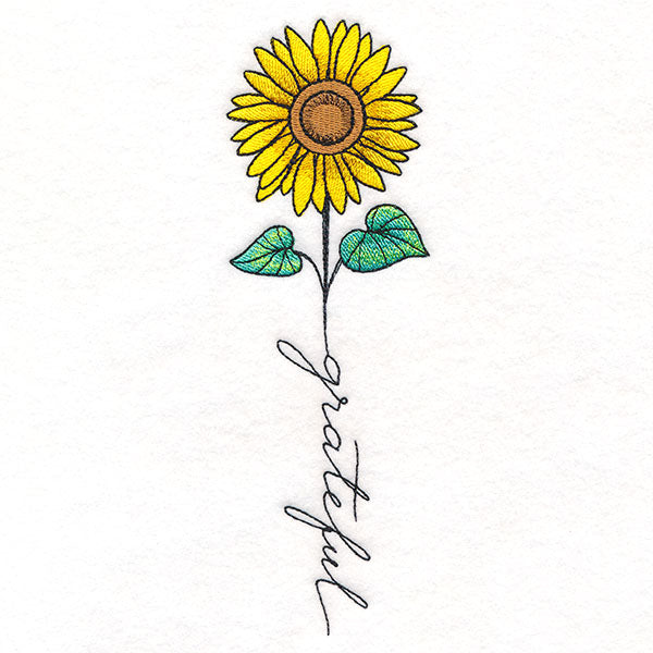 November Grateful Sunflower