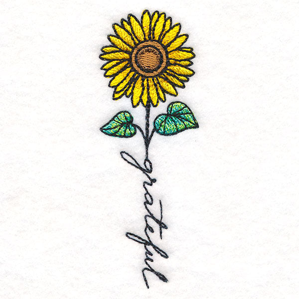 November Grateful Sunflower