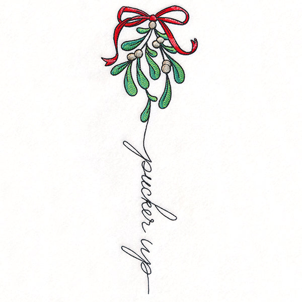 December Pucker Up Mistletoe