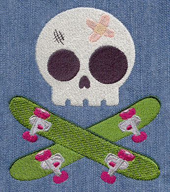 Skully Skateboarder