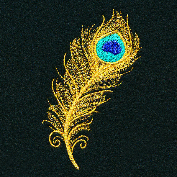 Sparkling Peacock Feather