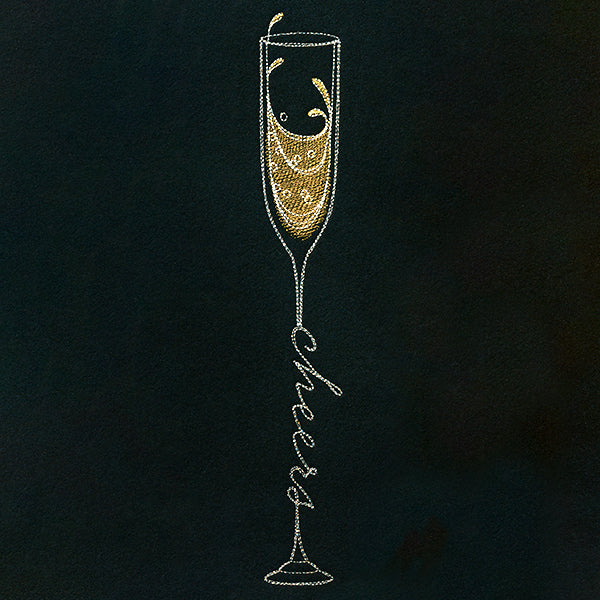 Cheers Champagne Glass