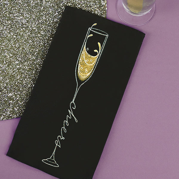 Cheers Champagne Glass