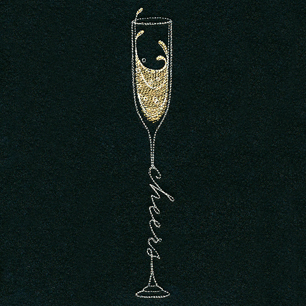 Cheers Champagne Glass