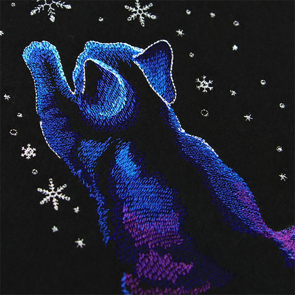 Winter Snowfall Kitty