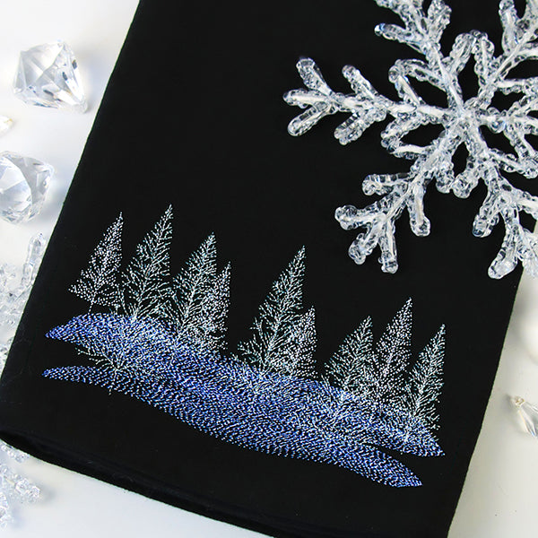 Wintry Forest Border