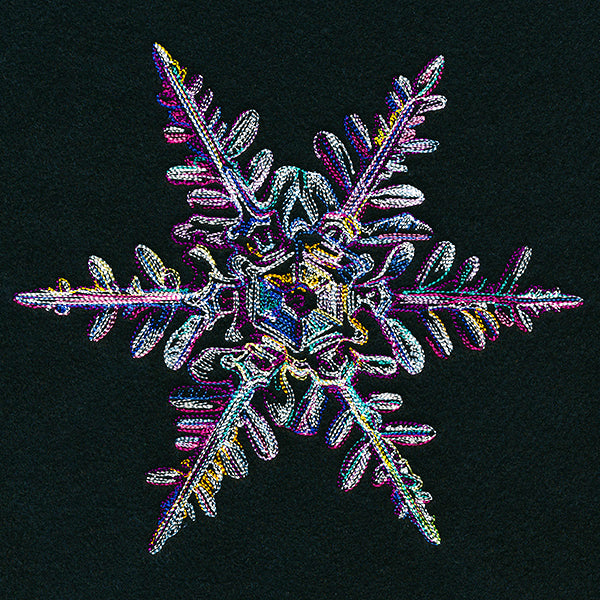 Iridescent Snowflake