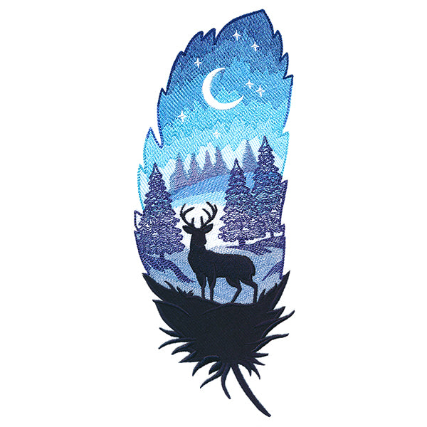 Starlight Forest Silhouette Scene