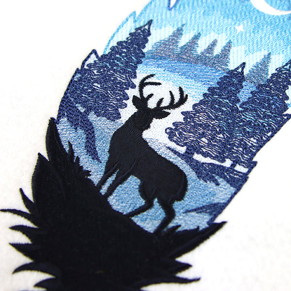 Starlight Forest Silhouette Scene