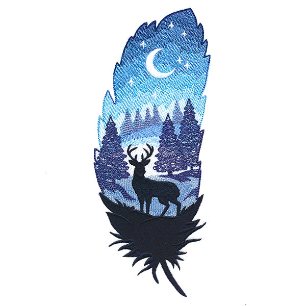 Starlight Forest Silhouette Scene