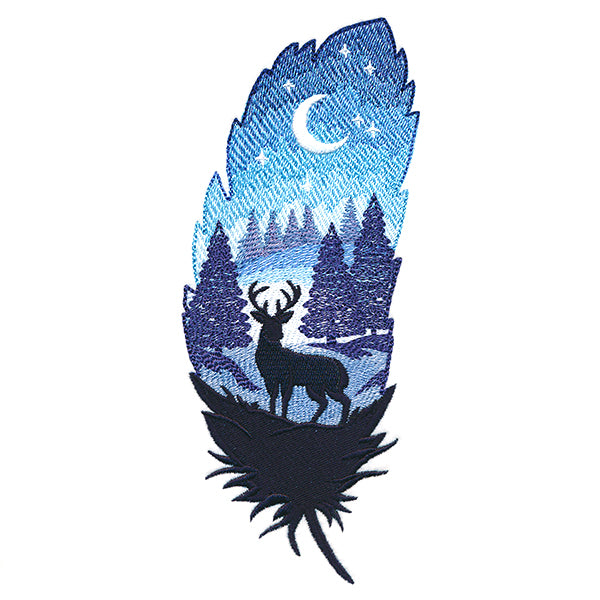 Starlight Forest Silhouette Scene