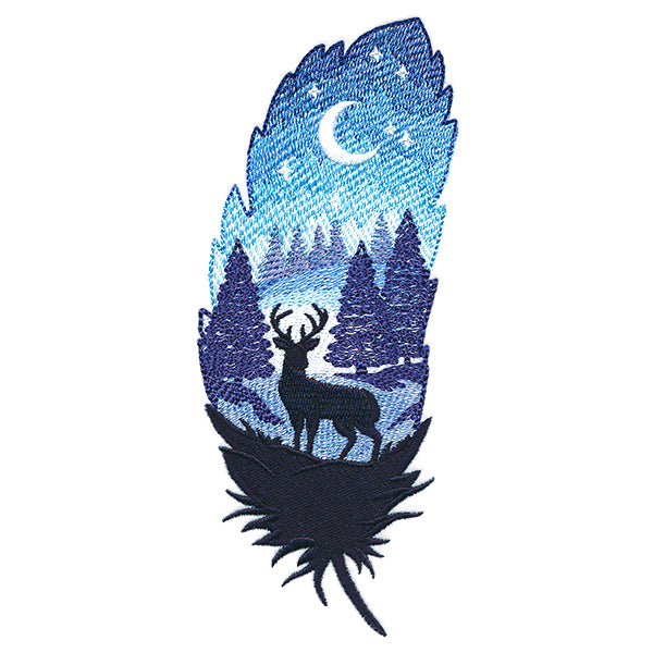 Starlight Forest Silhouette Scene