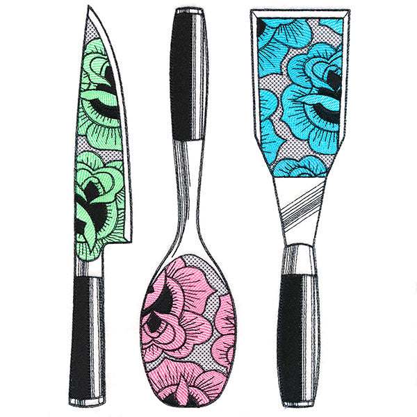 Blooming Kitchen Utensils