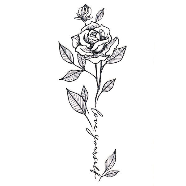 Love Yourself Rose in Bloom