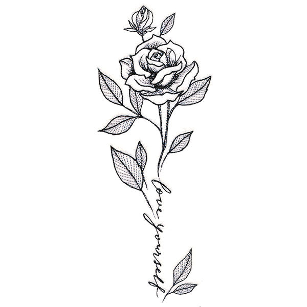 Love Yourself Rose in Bloom