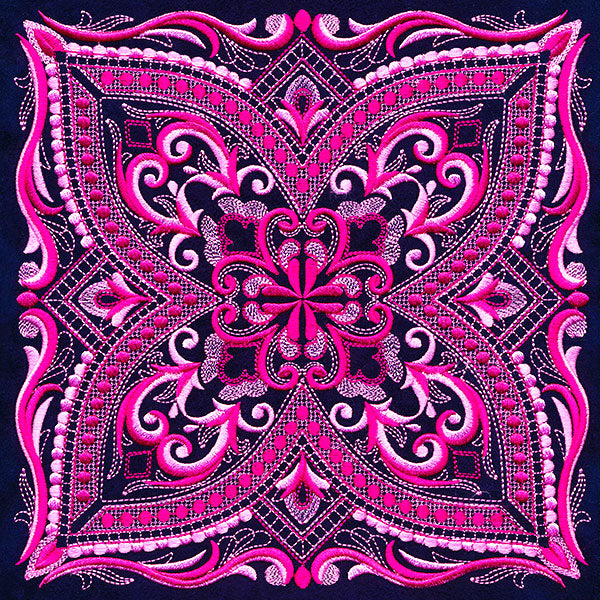 Bohemian Kaleidoscope Square
