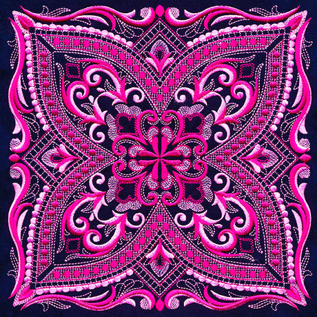 Bohemian Kaleidoscope Square