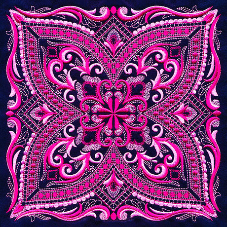Bohemian Kaleidoscope Square