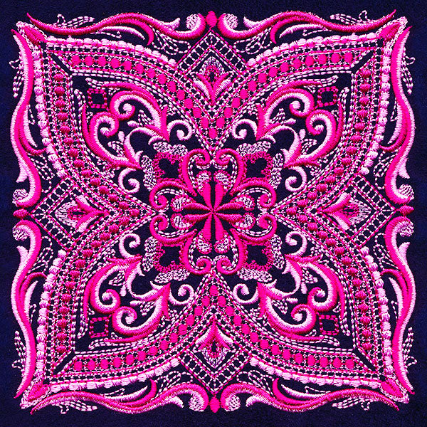 Bohemian Kaleidoscope Square