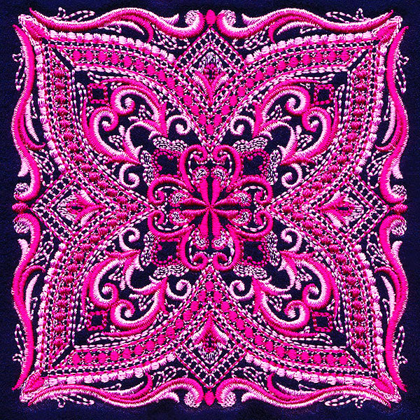 Bohemian Kaleidoscope Square