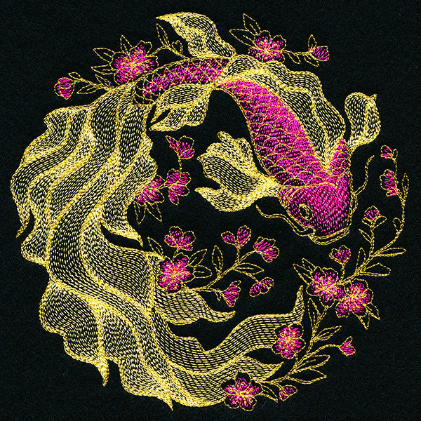 Graceful Koi