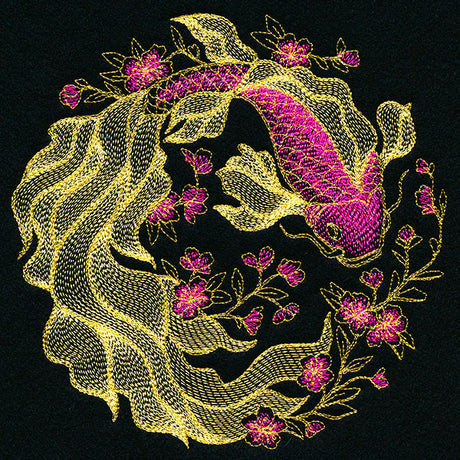 Graceful Koi