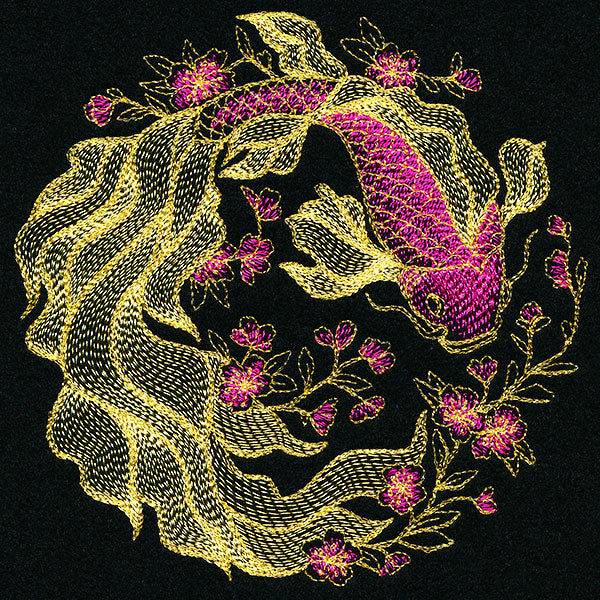 Graceful Koi
