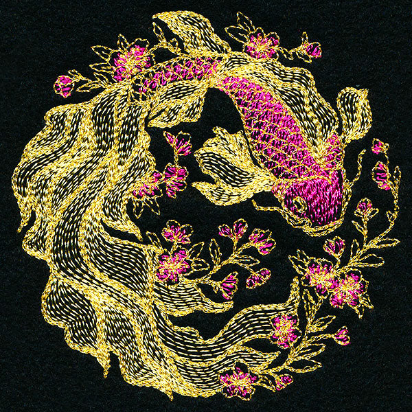 Graceful Koi