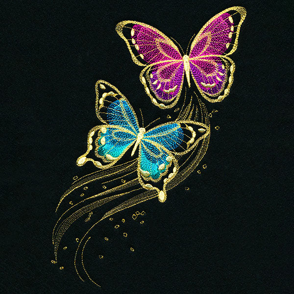 Shimmering Butterfly Trails