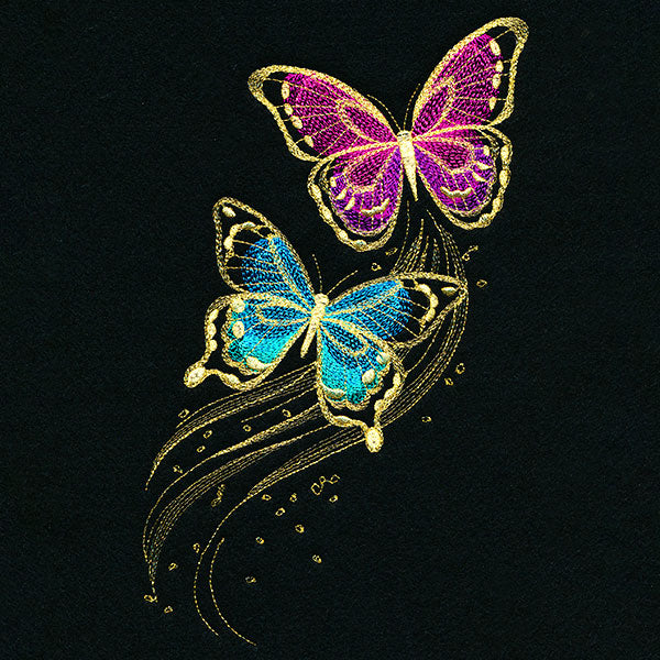 Shimmering Butterfly Trails