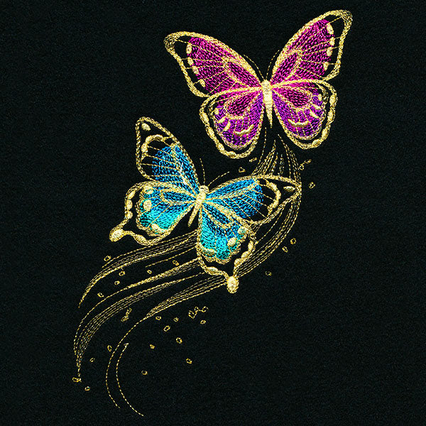 Shimmering Butterfly Trails
