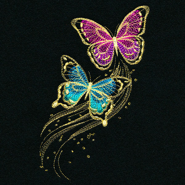 Shimmering Butterfly Trails