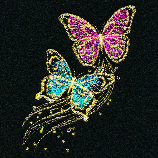 Shimmering Butterfly Trails