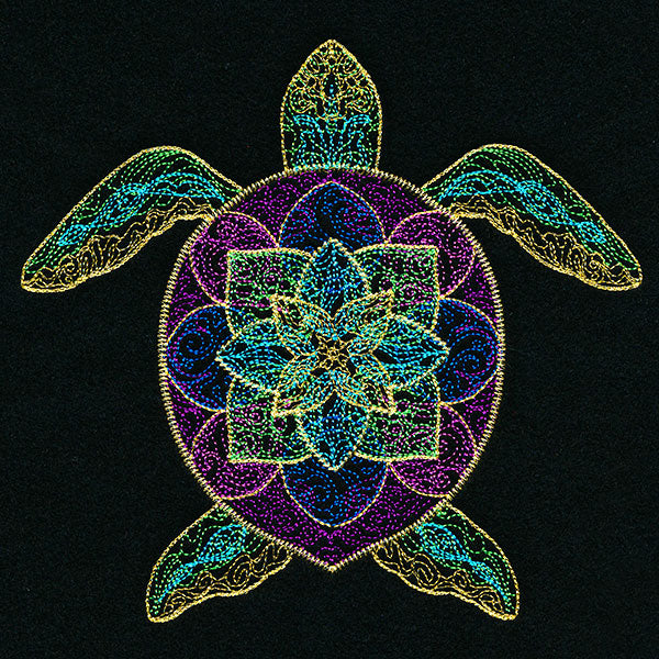 Bohemian Flourish Sea Turtle