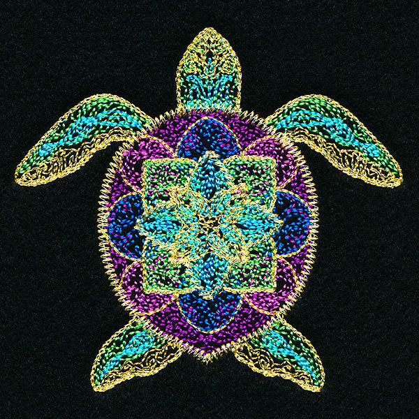 Bohemian Flourish Sea Turtle