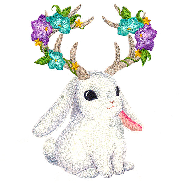 Sweet Floral Jackalope